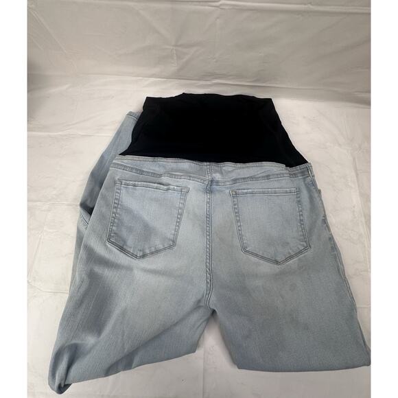 Isabel Maternity Jeans 14 Over The Belly Skinny Lot Of 2 - Picture 6 of 10